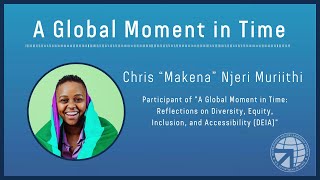 IVLP Global Moment with Chris “Makena” Njeri Muriithi from Kenya [upl. by Costa]