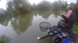 Pete Joiners Winter method feeder set up peg 18 Evegate 61124 [upl. by Atinrehs814]