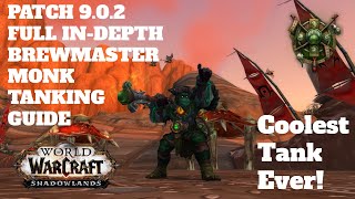 Full InDepth Complete Patch 905 Brewmaster Monk Tanking Guide World of Warcraft Shadowlands [upl. by Abrahan]