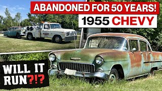 1955 Chevrolet Abandoned For 50 Years Will It Run [upl. by Yelnik]