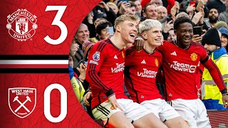 The Future Is Bright ✨🤩  Man Utd 30 West Ham  Highlights [upl. by Merriman]