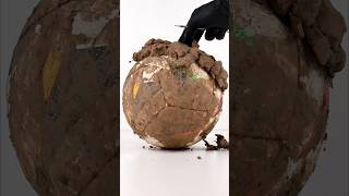 Cleaning The Dirtiest EURO 2024 Match Ball [upl. by Dnaloy860]