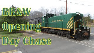 Black River amp Western Opening Day  Chasing BDRV 1202 to Ringoes NJ [upl. by Taddeo725]