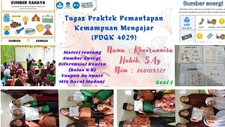 TUGAS PRAKTEK PDGK 4029  Pemantapan Kemampuan Mengajar  Sesi 1 Universitas Terbuka [upl. by Lower]