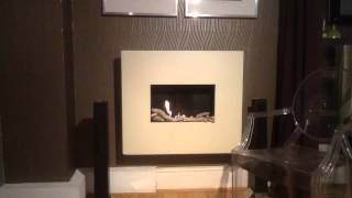 Onyx Flame II  Cream by Bio Fires Gel Fireplaces Ltd [upl. by Ardnosac]