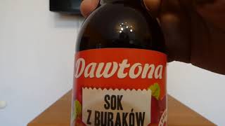 Dawtona Sok z buraków z jabłkiem 300ml [upl. by Ynnattirb]