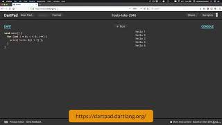 07Introduction to DartPad [upl. by Gun]