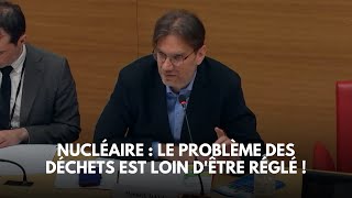 Nucléaire  le problème des déchets est loin dêtre réglé [upl. by Llenrod]