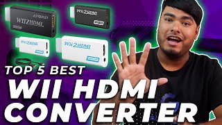 Top 5 Best Wii HDMI Converter Review in 2023  Compatible Devices HeadphonesPCGameMonitors [upl. by Htebazil224]