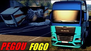 Carregamos 8 Caminhõesets2 jogo caminhao eurotrucksimulator2 [upl. by Htirehc]