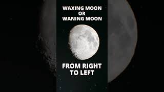 How to tell if the moon is waxing or waning moon [upl. by Uyerta]