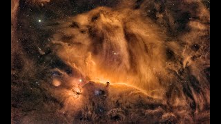 Astro57 Horsehead and Flame Nebula Goldenrod Version [upl. by Xet463]