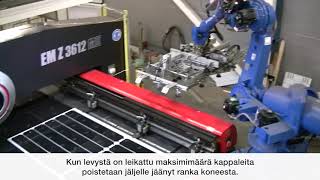 Yaskawa Motoman ES165RD levytyöstökeskuksen palvelu [upl. by Agon]