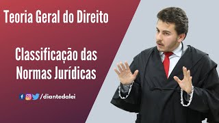 Teoria Geral do Direito  Classificação das Normas Jurídicas [upl. by Hna457]