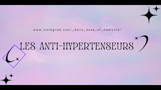 Antihypertenseurs  Comprendre leur rôle dans le traitement de l’hypertension 💊 [upl. by Aiket]