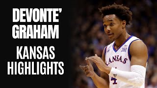 Devonte Graham Official Kansas Jayhawks Highlights [upl. by Luna]