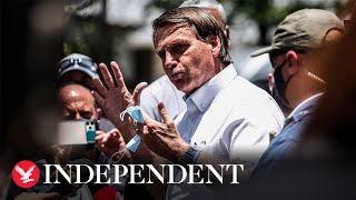 Bolsonaro supports Trumps claim of fraud in the election [upl. by Hildegard434]