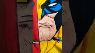 Deadpool vs Wolverine Trend 📈 Is it Goes Viral 🤔 wolverine drawing [upl. by Demaria]