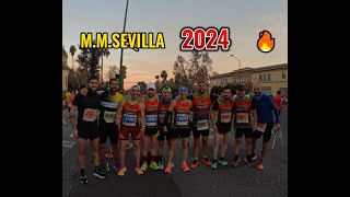 MEDIA MARATON SEVILLA 2024 LOS GORRAS RUNNER [upl. by Richy929]