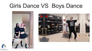 Girls Dance Vs Boys Dance [upl. by Lanrev]