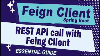 Feign Client REST API Call with Feign Client [upl. by Napra514]