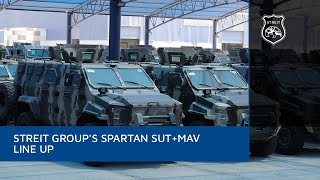 Streit Groups Spartan SUTMAV Line up  Safest Armored Personnel Carriers in the World [upl. by Horton]