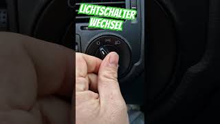 Lichtschalter wechseln an einem VW Und Audi auto automobile 2024 tutorial ausbau shorts [upl. by Alethia]