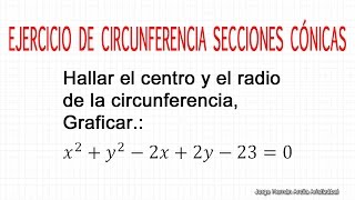 Cónicas Elipse Ejercicio A3Intersección de recta y elipse [upl. by Lienahs]