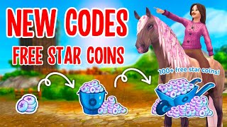 FOUR NEW STAR COIN CODES 110 FREE STAR COINS IN STAR STABLE [upl. by Amla]