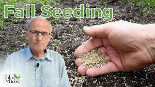 Fall Lawn Care  How To Grow Grass From Seed amp Overseed In Fall [upl. by Harrell]