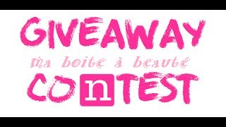 Concours n°1 pour mes jolies abonnées [upl. by Earas]