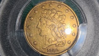 my 1835 5 gold coin [upl. by Sidnal]