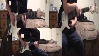 Moving Forward by As I Lay Dying Full Guitar Cover with Tabs [upl. by Elyr175]