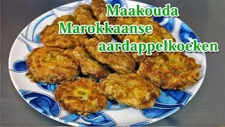 Recept MaakoudaMarokkaanse aardappelkoeken  Koken met Mo Academy [upl. by Bergman]