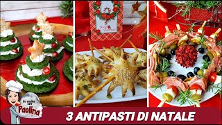 ANTIPASTI VELOCI e SFIZIOSI  tavola di Natale  in cucina con Paolina [upl. by Ylurt192]