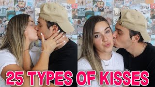 25 TYPES OF KISSES [upl. by Ellehcyt]