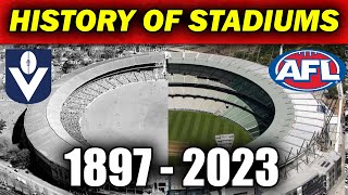 THE ENTIRE HISTORY OF AFL STADIUMS 18972023 [upl. by Ihpen809]