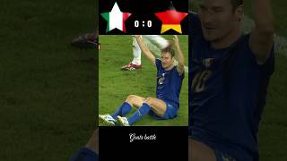 Italy 🆚 Germany fifa worldcup semifinal 2006 highlights shorts [upl. by Lesak]