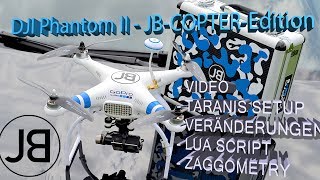 DJI Phantom 2 Zaggometry Taranis Setup Lua Script 21 Telemetrie und Programmierung [upl. by Ppik981]