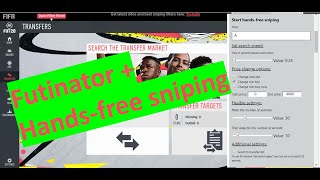 Futinator  for Fifa 20 FUT  Handsfree sniping automated version [upl. by Rediah]
