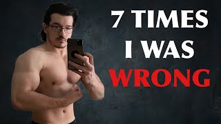 7 times I was WRONG ​NaturalHypertrophy [upl. by Akemad500]