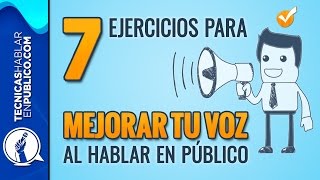 Oratoria Curso para Hablar en Publico 7 Ejercicios para Mejorar la Voz  Tecnicas de Volumen 147 [upl. by Einhorn]