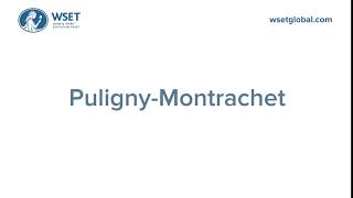 How to say it Puligny Montrachet [upl. by Warga]