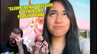 INGRED SILVEIRA reclama de FEMINISMO em BARBIE [upl. by Grani]