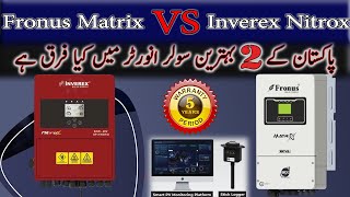 Best IP65 Solar Inverter In 2023  Difference Between Inverex nitrox and Fronus Matrix [upl. by Rose578]