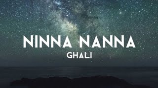 Ninna Nanna  Ghali LYRICS voce  testo [upl. by Meekar978]