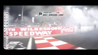 Joey Logano wins all star race incar cam with burnout [upl. by Yliah]