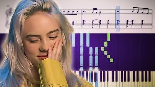 wish you were gay Billie Eilish  Piano Tutorial  SHEETS [upl. by Adiaj]