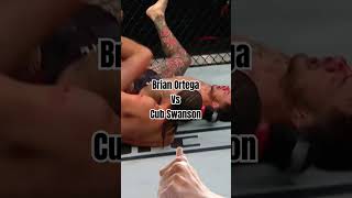 Swanson Vs Ortega Standing Guillotine ufc mma bjj [upl. by Maite]