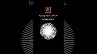 Adobe illustrator rotate tool  adobe illustrator tutorial [upl. by Nafets]